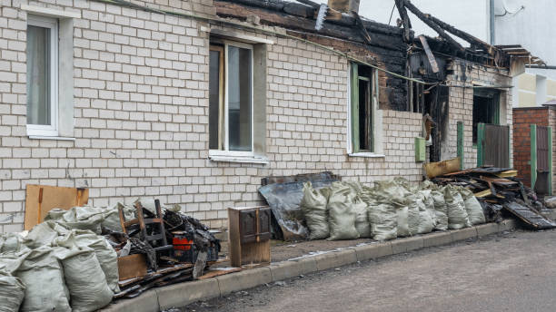 Professional Emergency Fire Cleanup technician working in Ferndale, WA